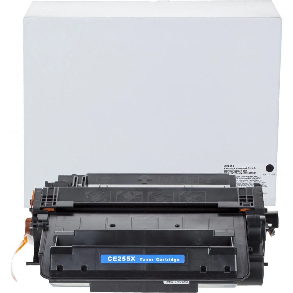 Картридж лазерный Retech CE255X чер. для HP LJ M521dn/M525/P3015dn