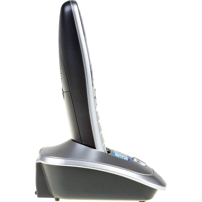 Радиотелефон Dect Panasonic KX-TG2511RUS серебристый/голубой АОН