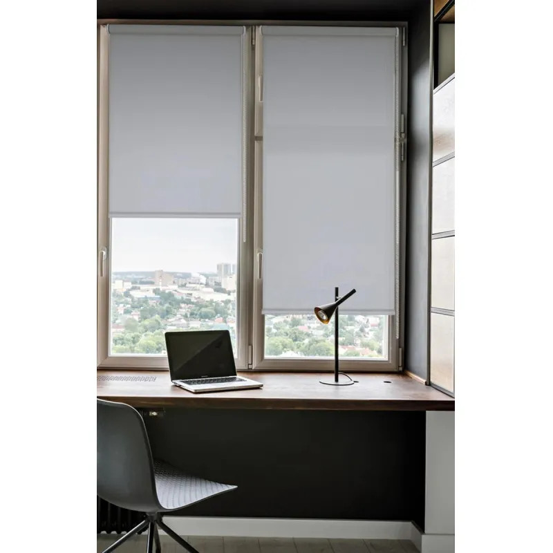 Рулонная штора SKR_ Лайт цвет серый 65х160см,арт. 7685065160