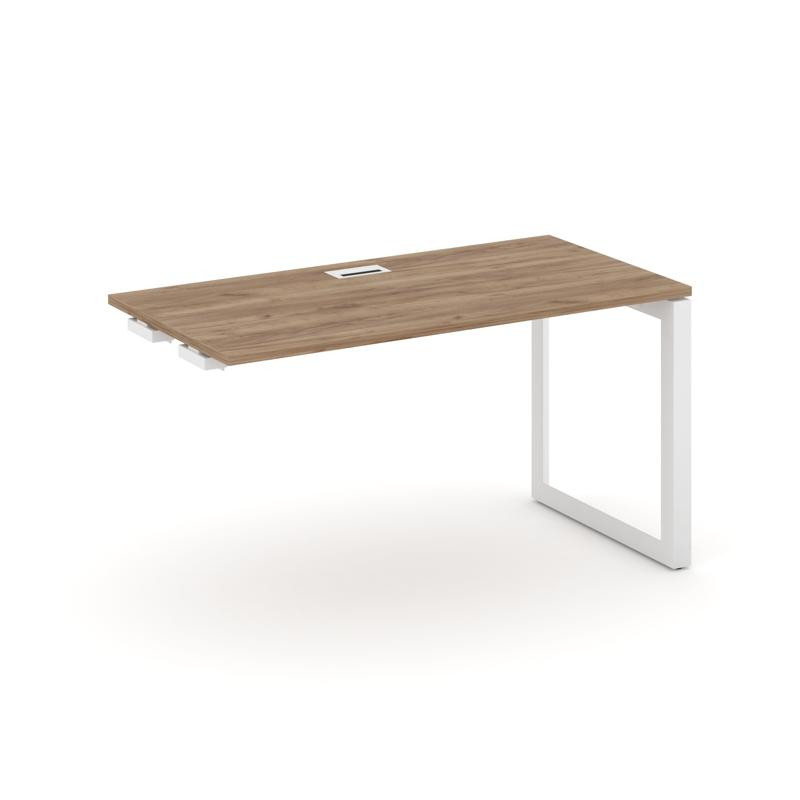 Style Project Стол-приставка к опор. элем. SN-59O.OPRS-002 Дуб Табак/Металл Белый/Белый Заглушка 118