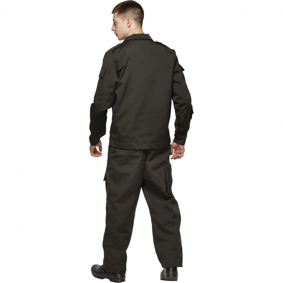 Костюм охранника ло32-КБР черный (56-58) 182-188