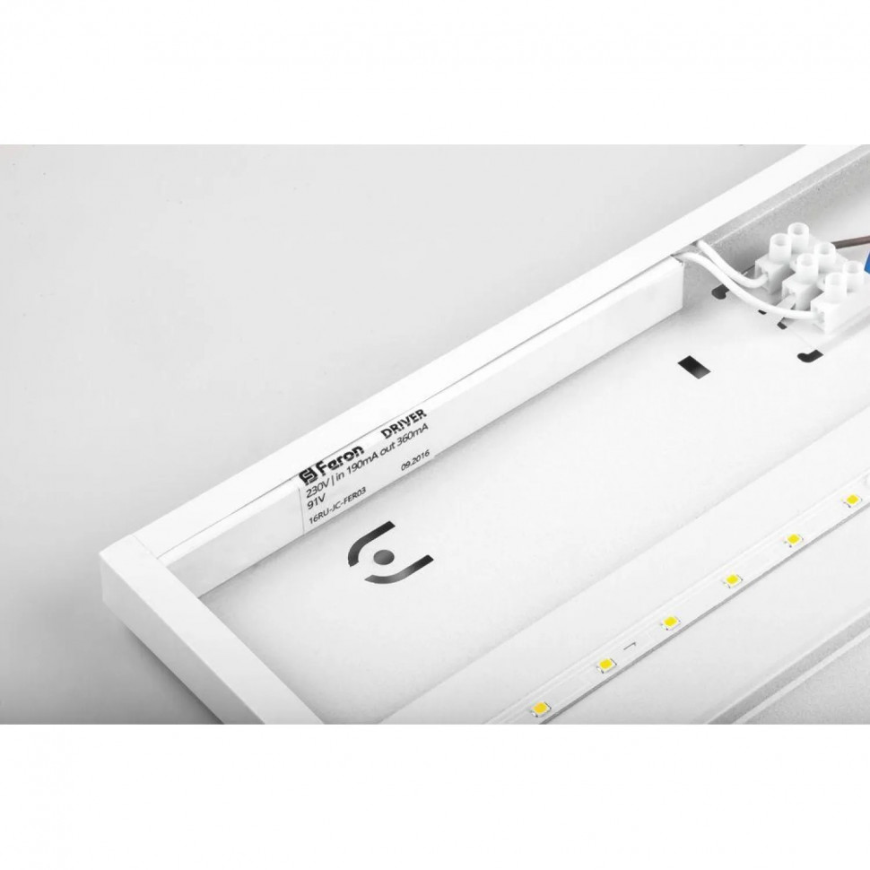 Светильник светодиодный Feron AL2115 встраиваемый 36W 4000K белый (21084)