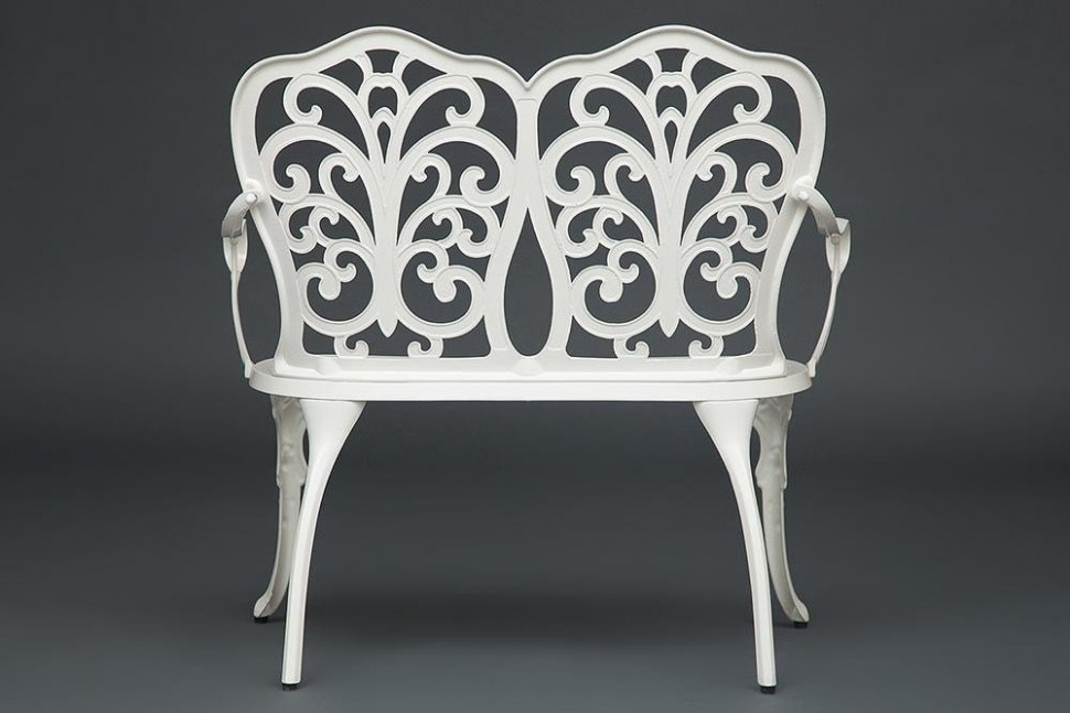 Скамья Secret De Maison Symphonie алюминиевый сплав, 95х56х92см, butter white