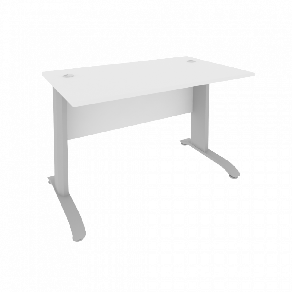 Riva Metal-L Стол письменный ПЛ.СП-2 Белый/Металл Серый 1200*720*750 Riva Metal-L Стол письменный ПЛ.СП-2 Белый/Металл Серый 1200*720*750