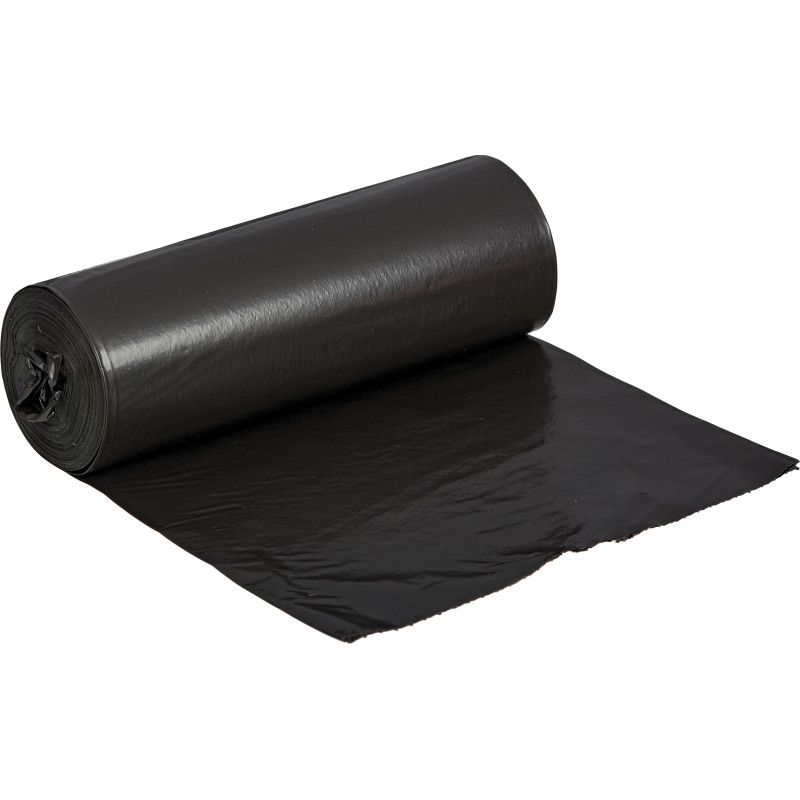 Мешки для мусора ПВД 160л 55мкм 10шт/рул черные 80x100см
