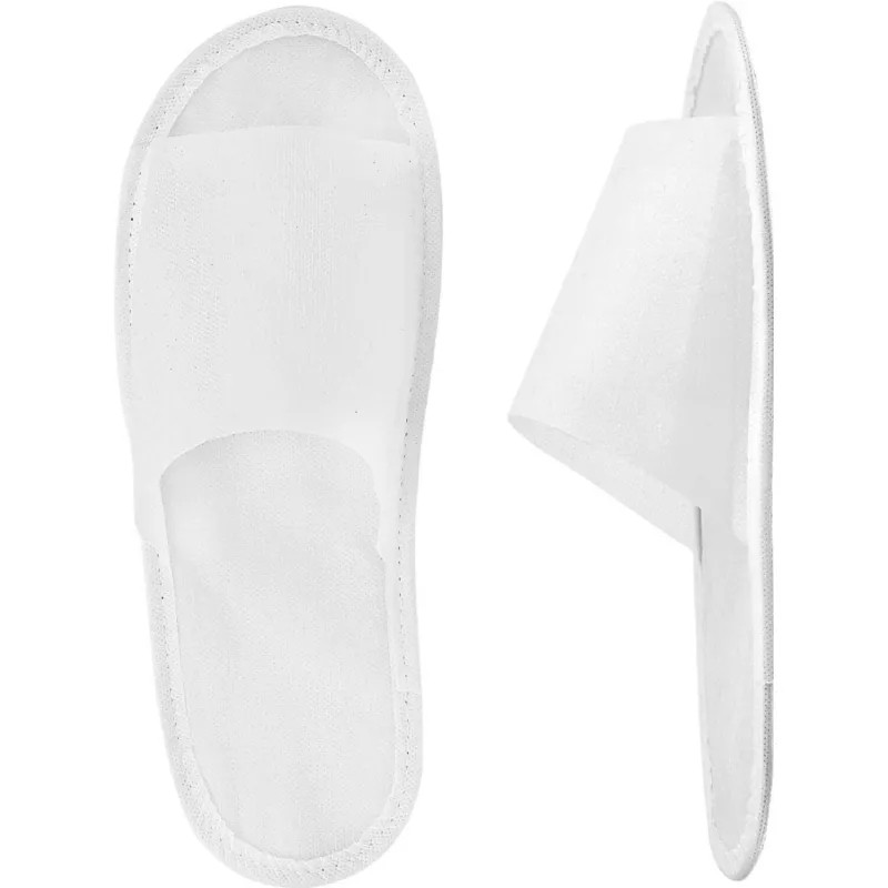 Тапочки одноразовые спанбонд, отк.мыс, Эва 3мм