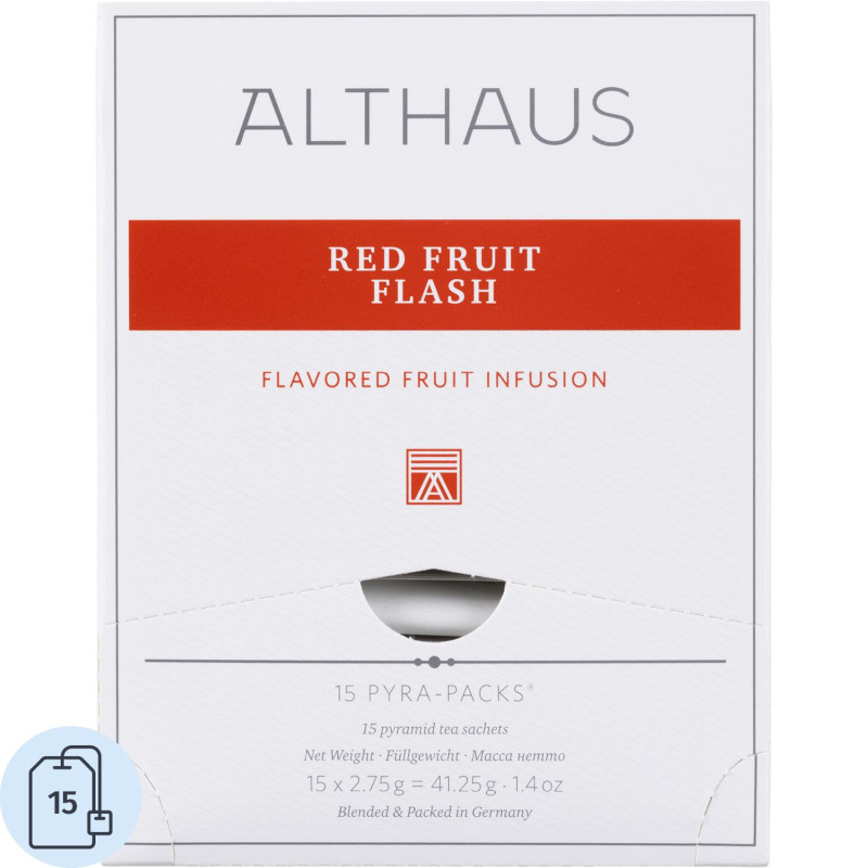 Чай Althaus Pyra Pack Red Fruit Flash, 15пак/уп (TALTHL-P00010)