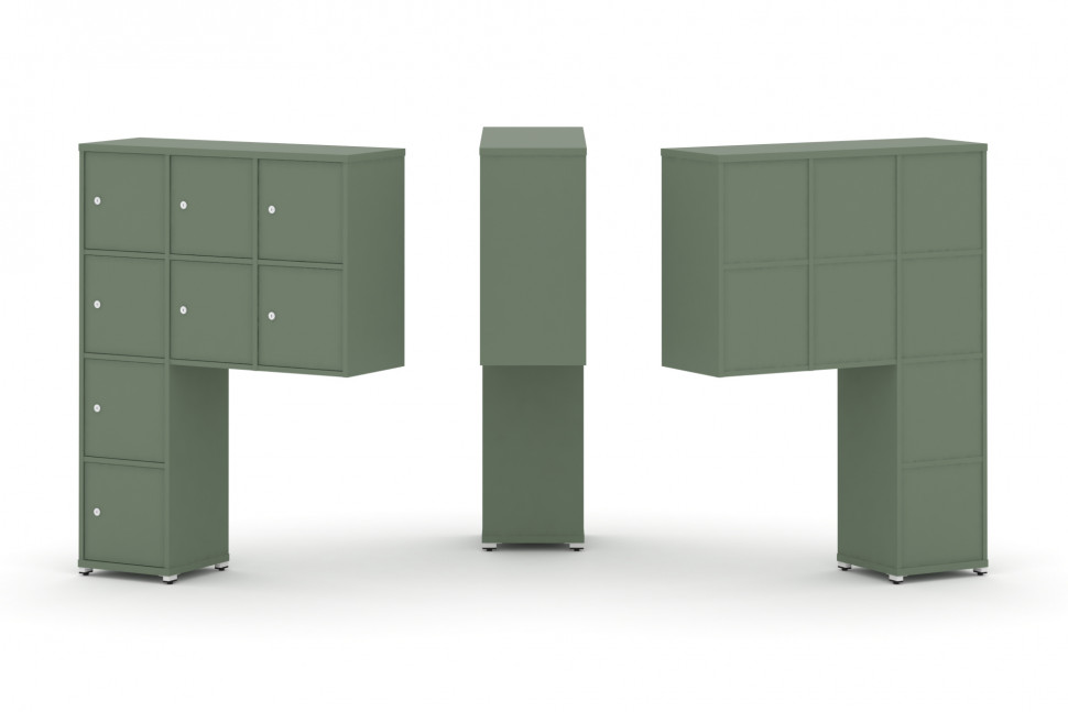 Concept Надставка высокая CN.ONV-010 Кобо/Металл Белый 1099*350*1486