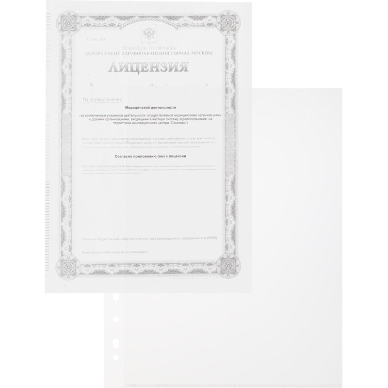 Файл-вкладыш уголок с перфорацией А4 Attache,180 мкм,10 шт./уп Файл-вкладыш уголок с перфорацией А4 Attache,180 мкм,10 шт./уп