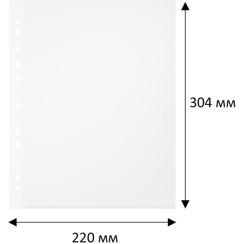 Файл-вкладыш уголок с перфорацией А4 Attache,180 мкм,10 шт./уп Файл-вкладыш уголок с перфорацией А4 Attache,180 мкм,10 шт./уп
