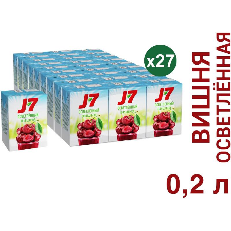 Нектар J7 вишня 0,2л