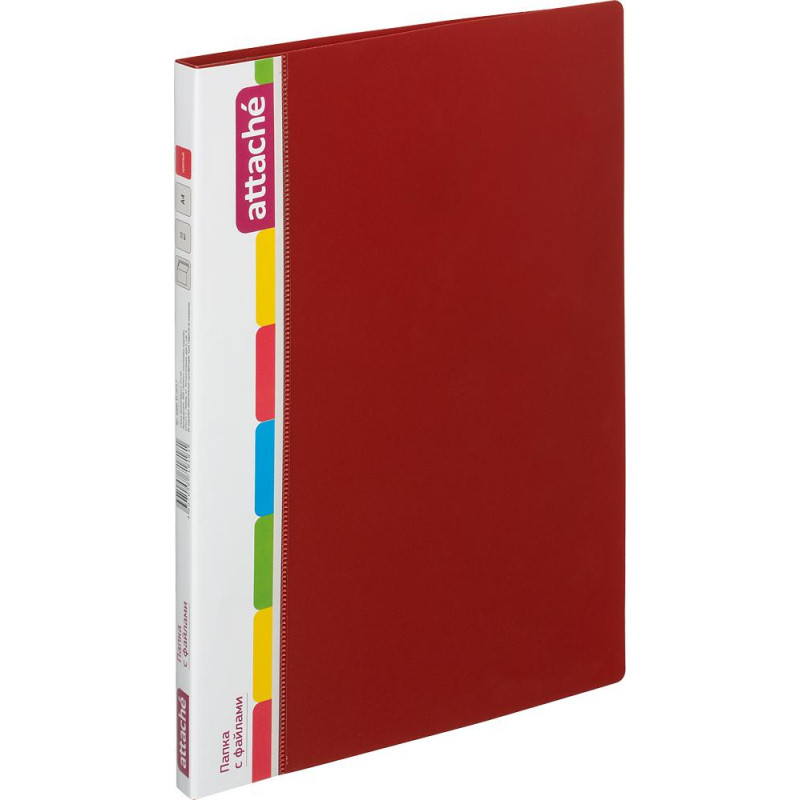 Папка файловая ATTACHE KT-20/07 красная Россия