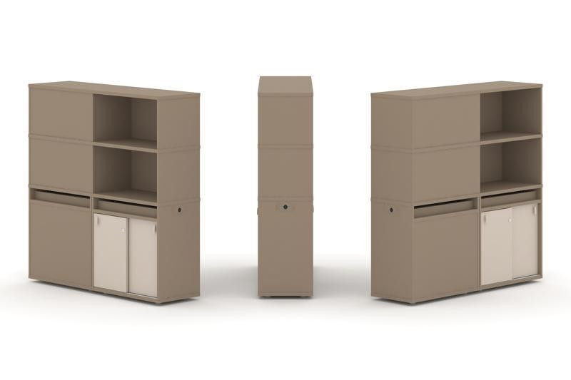 Estetica Набор №20. Тумба двойная+высокая надставка ES.NB.2V-20 Латте/Капучино 1500*410*1520 Estetica Набор №20. Тумба двойная+высокая надставка ES.NB.2V-20 Латте/Капучино 1500*410*1520