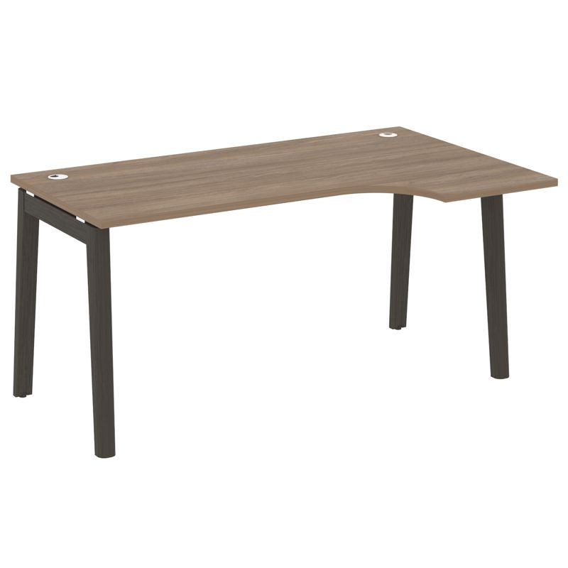 Onix Wood Стол эргономичный правый OW.SA-1 (R) Дуб Аризона/Дуб Темный/Металл Антрацит 1580*980*750 ( Onix Wood Стол эргономичный правый OW.SA-1 (R) Дуб Аризона/Дуб Темный/Металл Антрацит 1580*980*750 (
