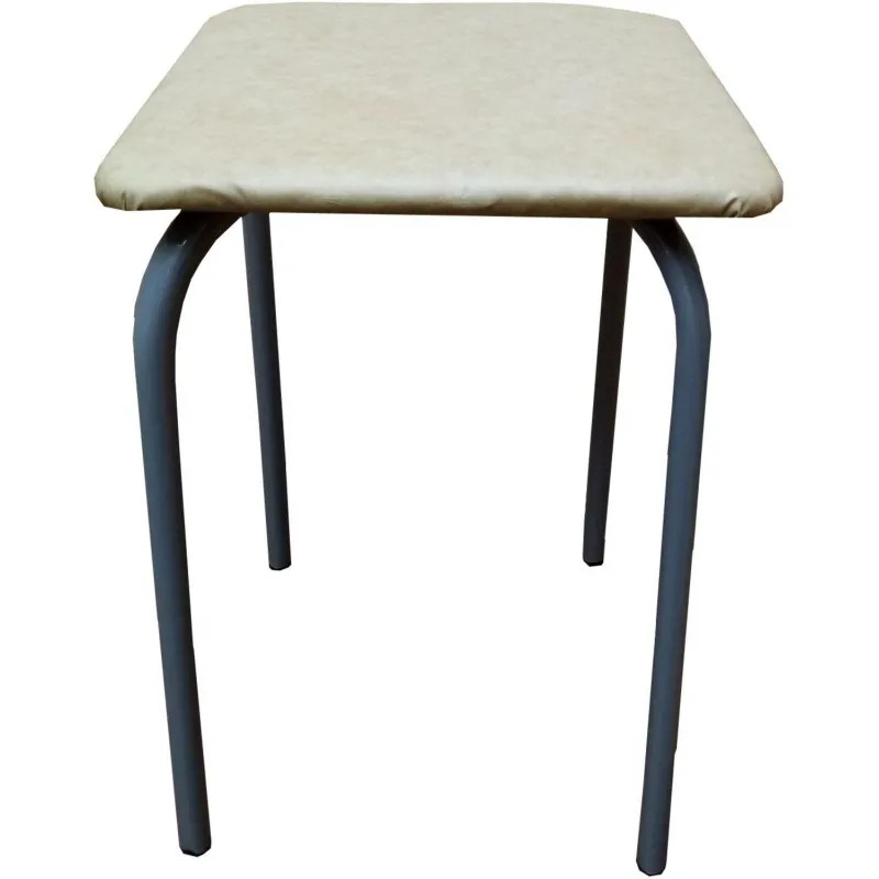 Табурет квадратный STRONG (титан-бежевый) 41418