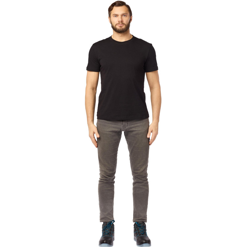 Футболка (160 г.) с кор.рукавом чрн.(ХХХХL)