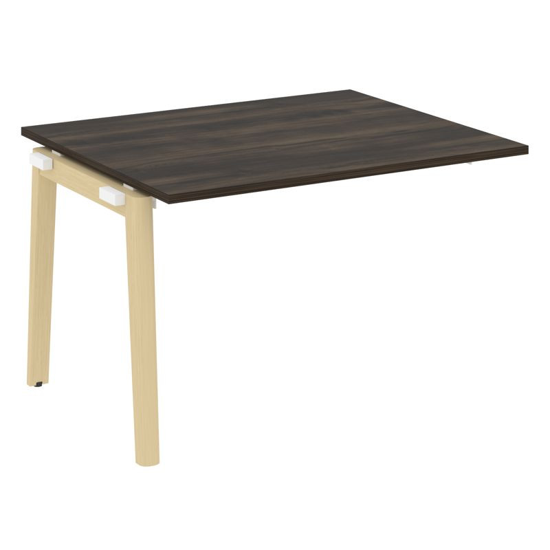 Onix Wood Прох. наб. эл. переговорного стола OW.NPRG-2 Дуб Мали/Дуб Светлый/Металл Белый 1180*980*75