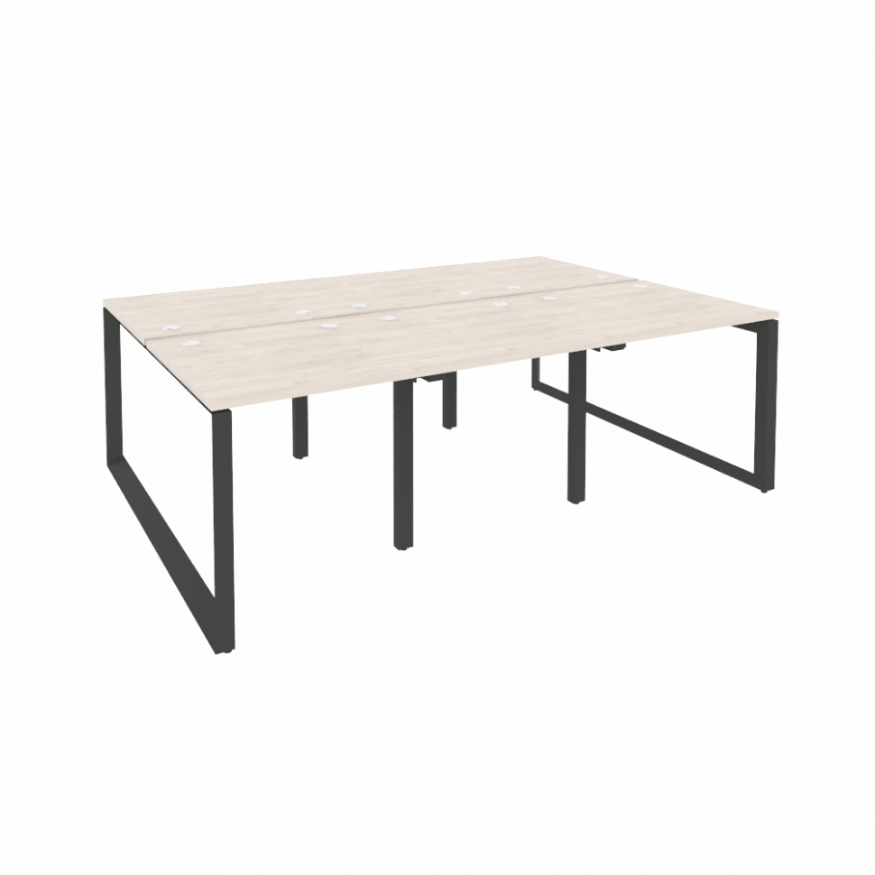 Onix Рабочая станция на О-образном м/к O.MO-D.RS-6.0.8 Денвер Светлый/Металл Антрацит 2340*1635*750