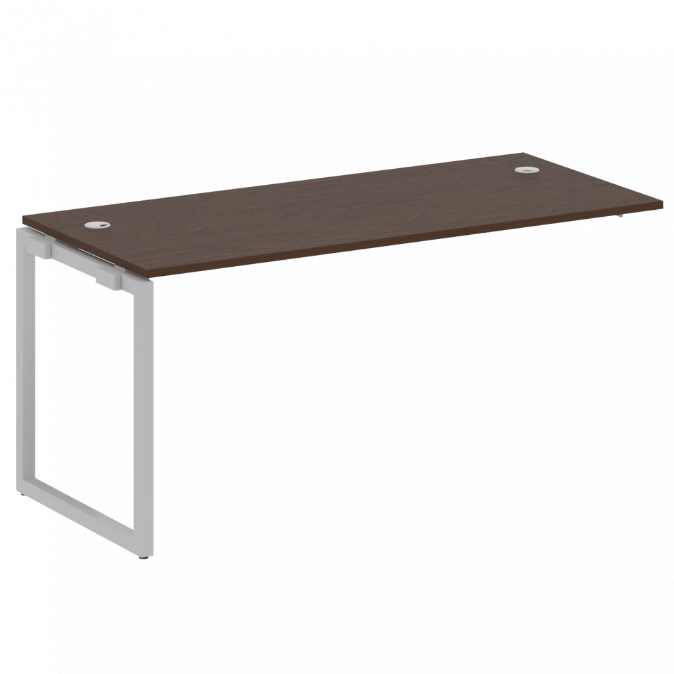 Metal System Quattro Проходной элемент рабочей станции на О-образном м/к 40БО.ПРС-СП-1.4 Венге Цаво/