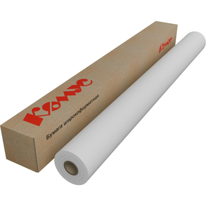 Бумага широкоформатная InkJet 80г 914ммх50м 50,8мм