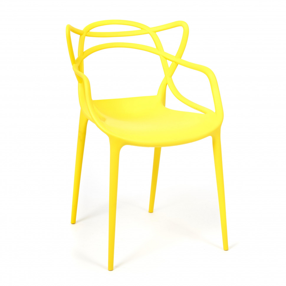 Стул Cat Chair (mod. 028) / 1 шт. в упаковке пластик, 54,5*56*84см, желтый, 037