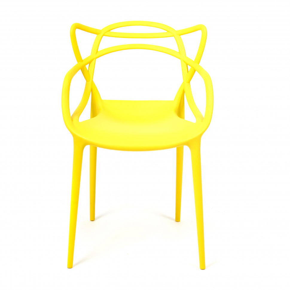 Стул Cat Chair (mod. 028) / 1 шт. в упаковке пластик, 54,5*56*84см, желтый, 037