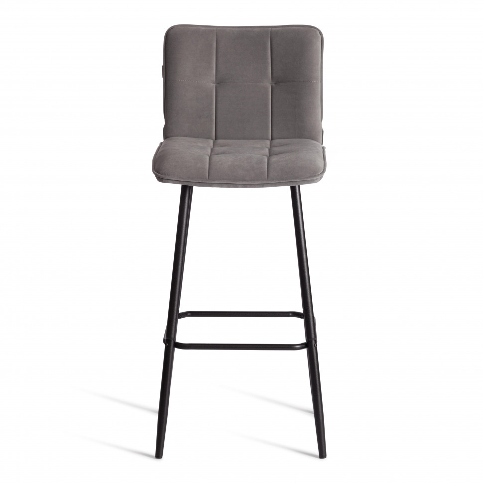 Барный стул  Bari/Бари велюр, серый, 29, 45х56х110 см
