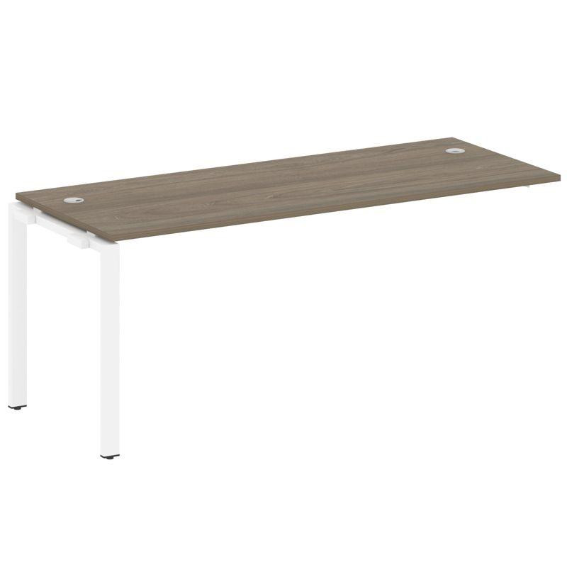 Metal System Проходной элемент рабочей станции на П-образном м/к БП.ПРС-СП-1.5 Вяз Благородный/Метал