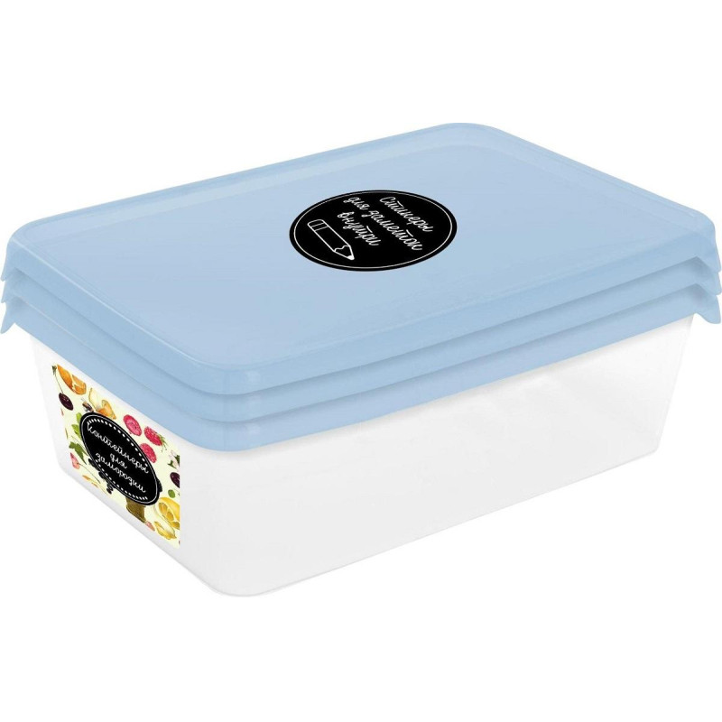 Набор контейнеров для заморозки Sugar&amp;Spice (3x1,35л) голубой