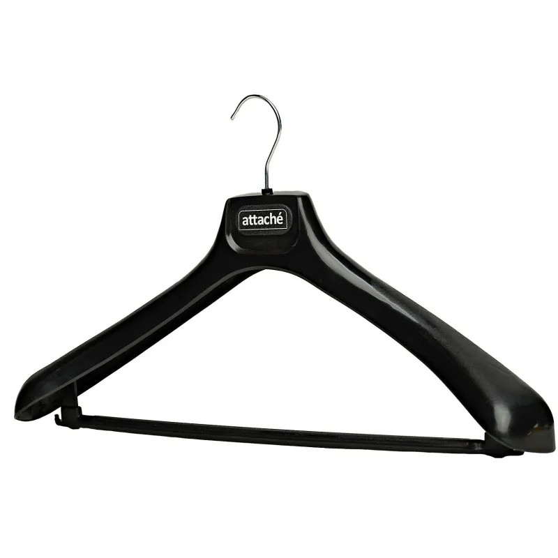 Вешалка-плечики VP_ для легк.одежды Attache,С024, пласт, чер, р.48-50