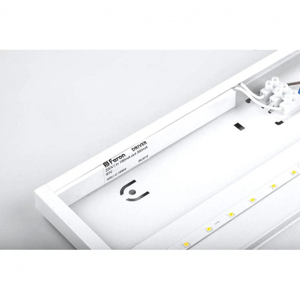 Светильник светодиодный Feron AL2115 встраиваемый 36W 6500K белый (21085)