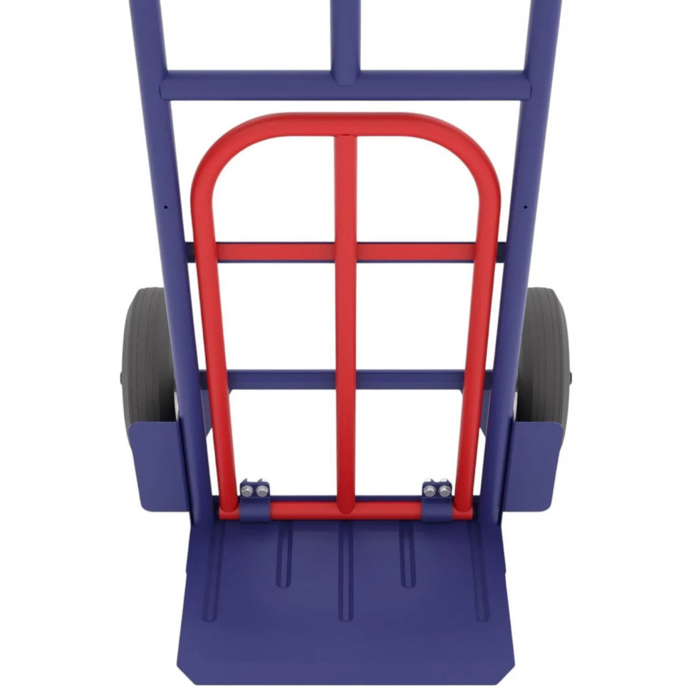 Тележка грузовая с доп полкой КГ 250 П колеса пневмо D250мм RUSKLAD