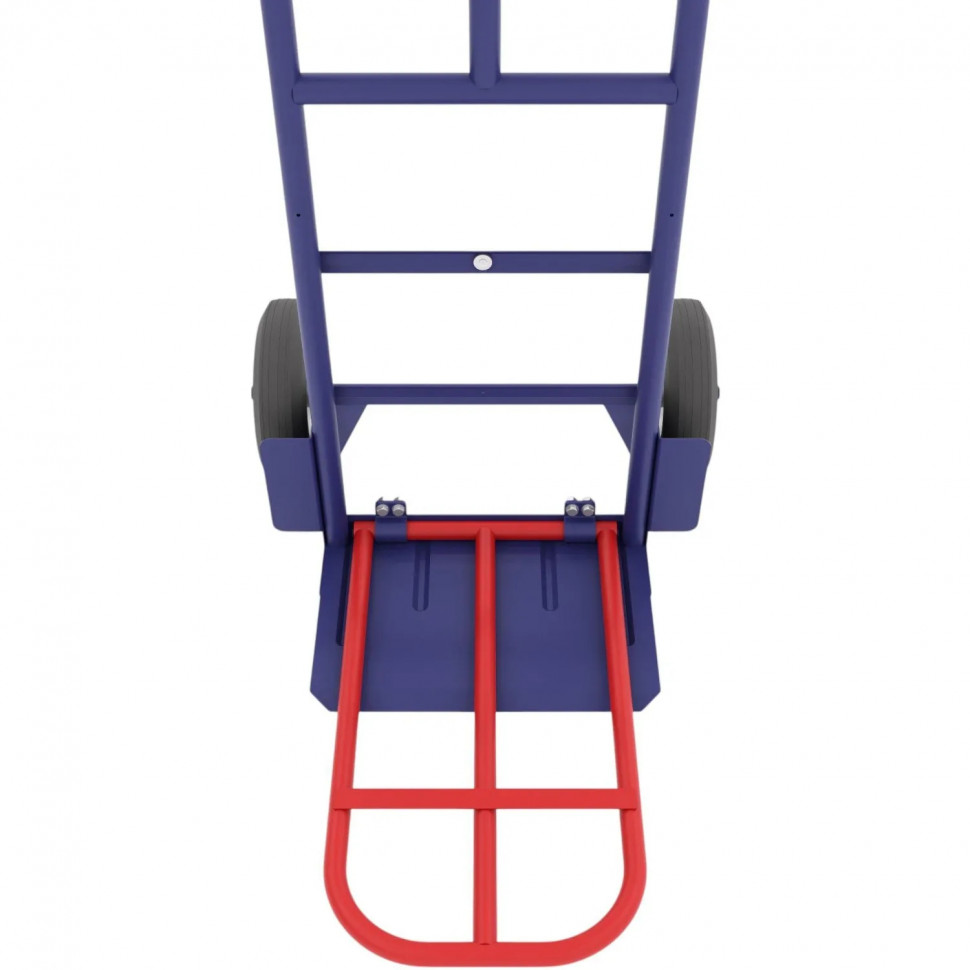 Тележка грузовая с доп полкой КГ 250 П колеса пневмо D250мм RUSKLAD