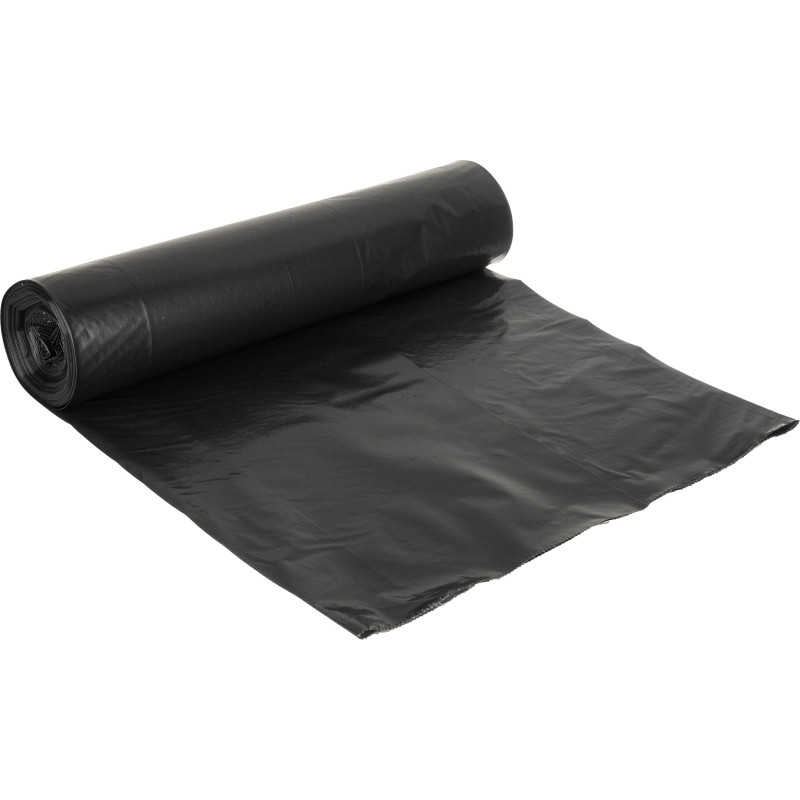 Мешки для мусора ПВД 240л 50мкм 10шт/рул черные 85х130см Luscan
