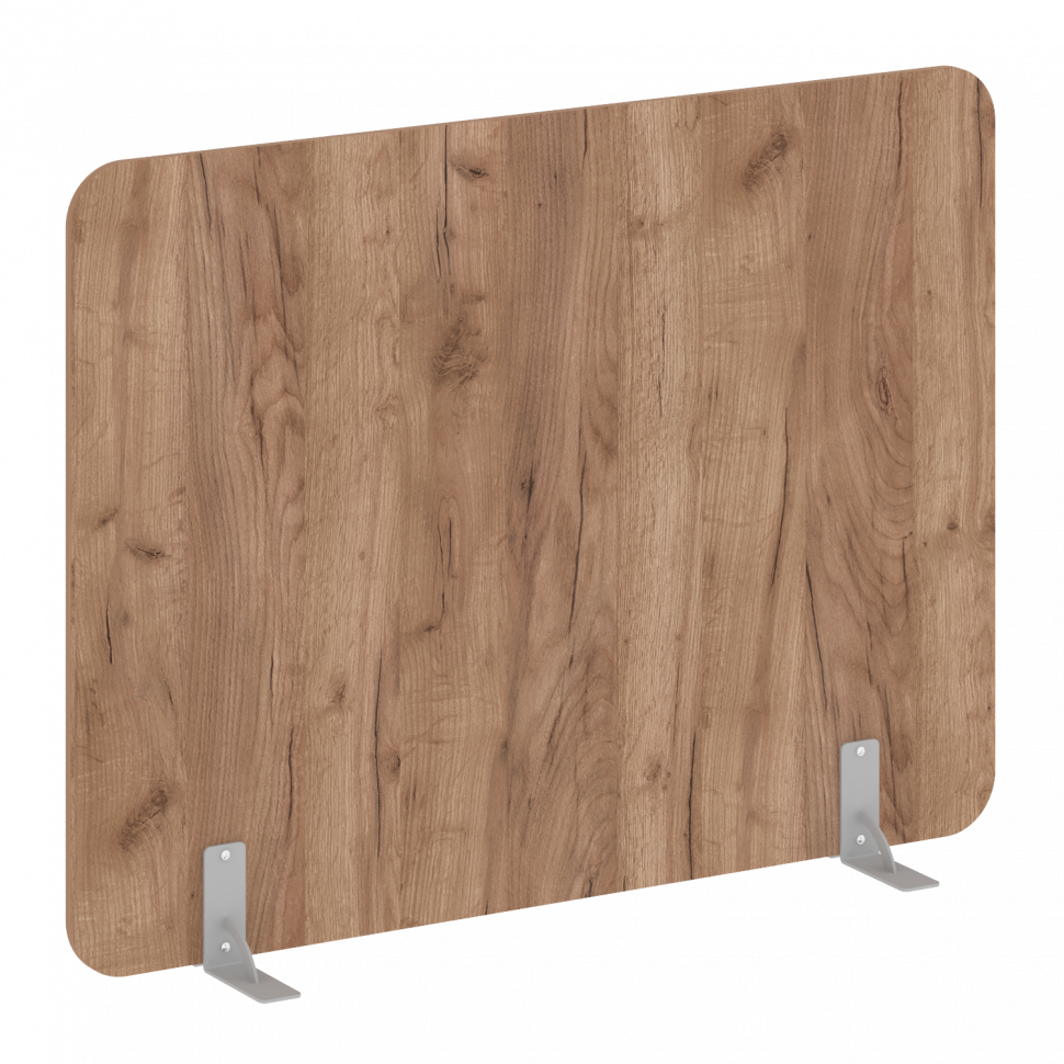 R-line Перегородки на металлических опорах на фетровых подпятниках DP.F-160-120 Дуб Табак/Металл Сер