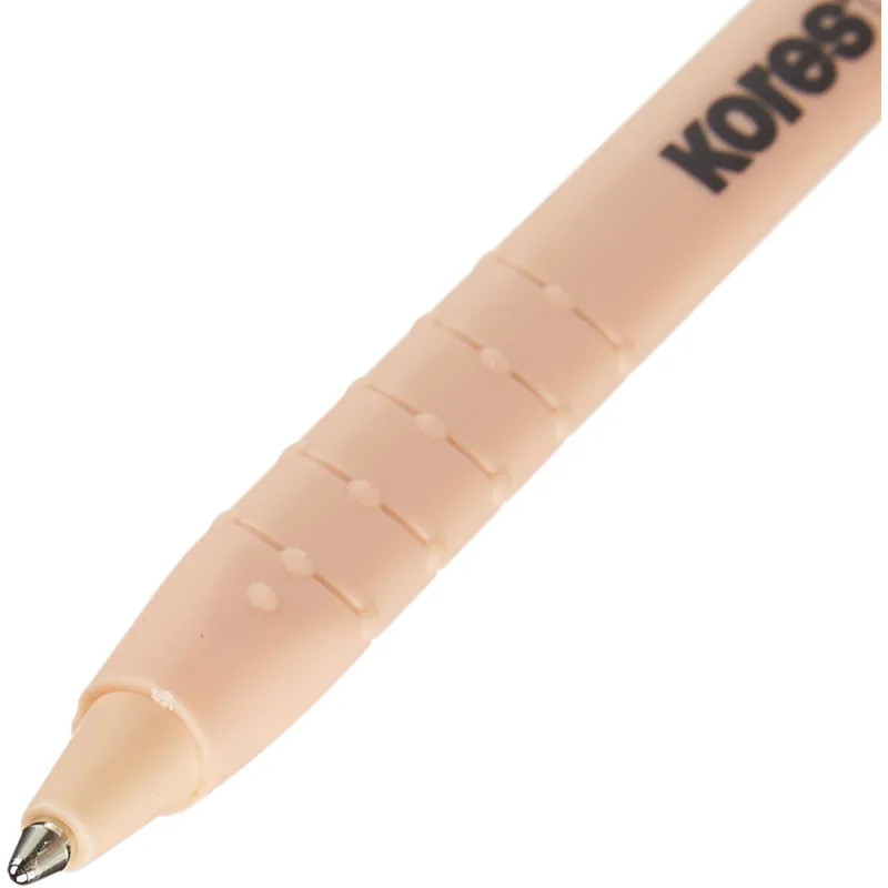 Набор шариковых ручек неавт. Kores 6 цв,масл,синие 6шт/уп 37066