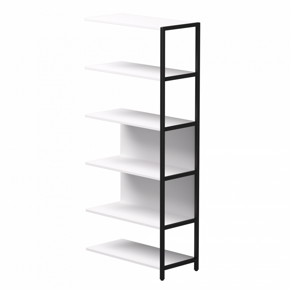 Полустеллаж металлический высокий Everprof EVO (ЭВО) 805х385x1840 Белый/Черный