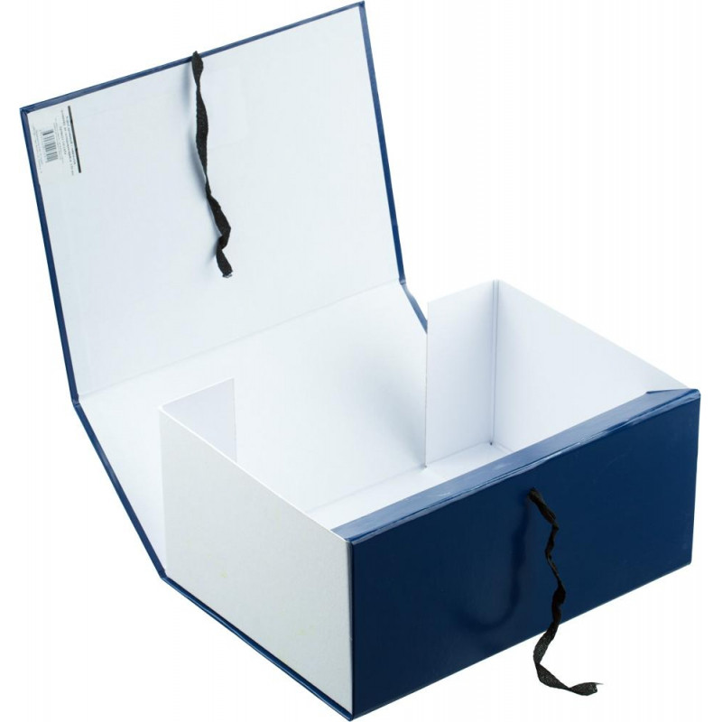 Короб архивный с завязками бумвинил не складывающийся 150мм