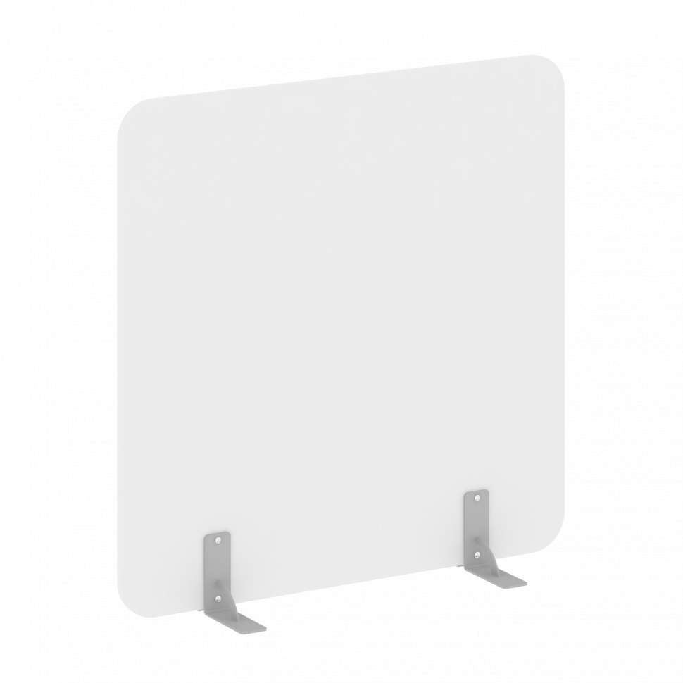 R-line Перегородки на металлических опорах на фетровых подпятниках DP.F-120-120 Белый Бриллиант/Мета