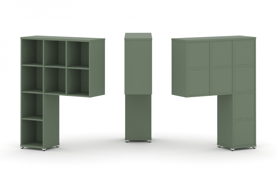 Concept Надставка высокая CN.ONV-001 Кобо/Металл Белый 1099*350*1486