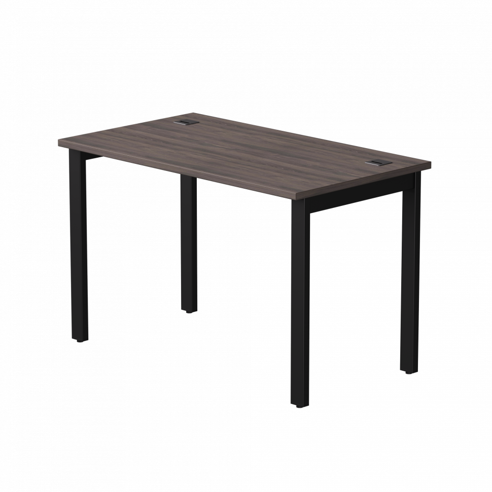 Стол прямой Everprof EVO (ЭВО) на металлокаркасе 1180х670х755 мм Дуб Пасадена/Черный