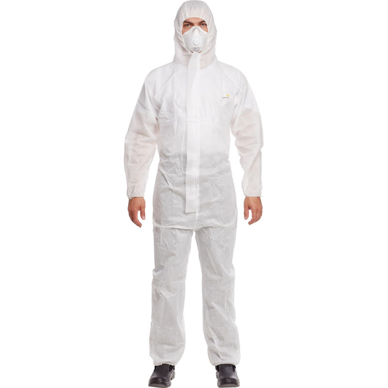 Комбинезон одноразовый с кап DELTA PLUS DT215 бел р-р XXL (DT215XX)