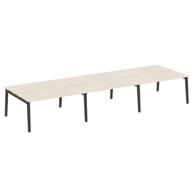 Onix Wood Рабочая станция OW.D.RS-6.4.7 Денвер Светлый/Дуб Темный/Металл Антрацит 4740*1475*750