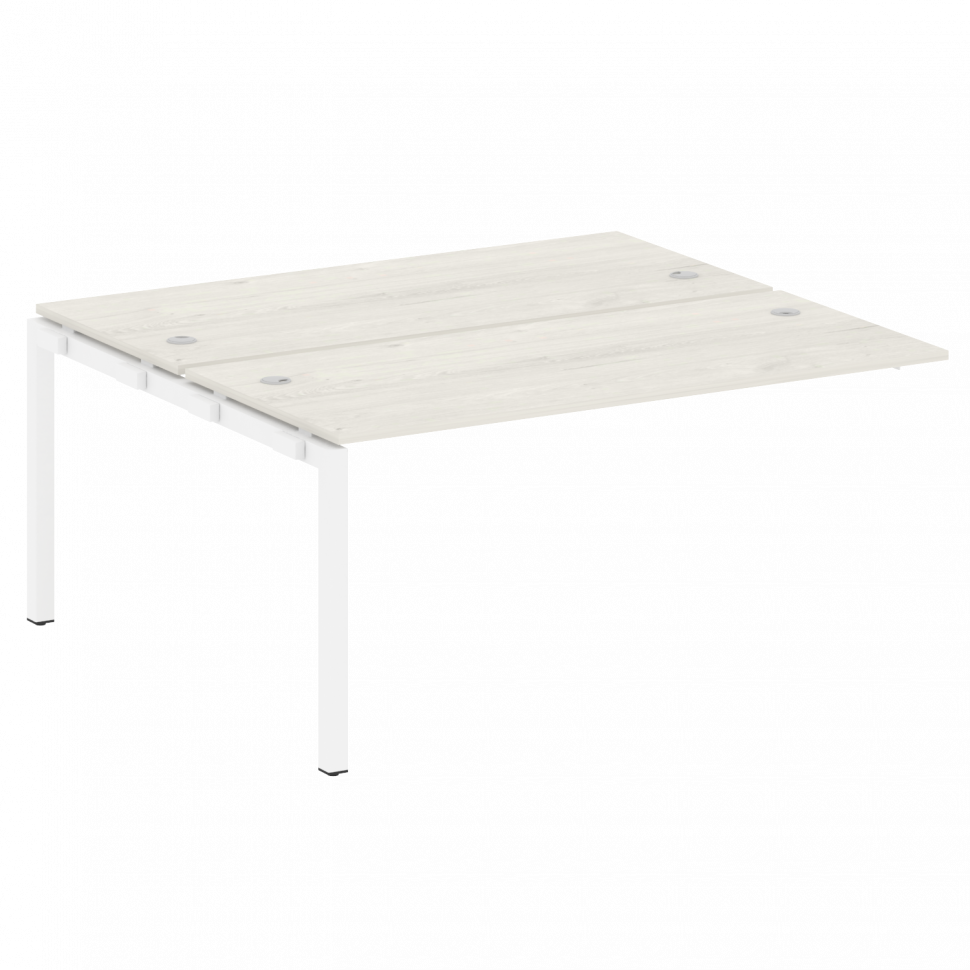 Metal System Quattro Проходной элемент рабочей станции на П-образном м/к 50БП.ПРС-СП-2.4 Дуб Наварра