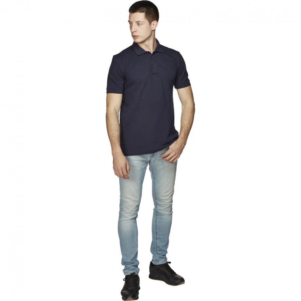 Рубашка Поло (190г.) кор.рукав т.син (XXL)