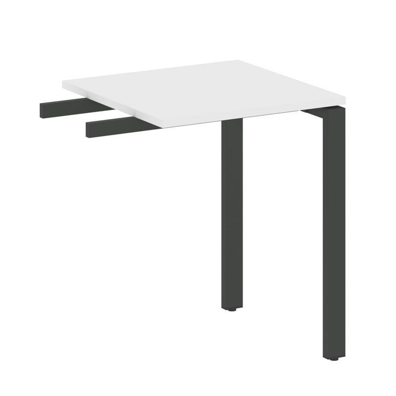 Metal System Приставной элемент на П-образном м/к БП.ПР-1 Белый/Металл Антрацит 600*600*750