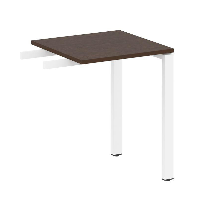 Metal System Приставной элемент на П-образном м/к БП.ПР-1 Венге Цаво/Металл Белый 600*600*750 Metal System Приставной элемент на П-образном м/к БП.ПР-1 Венге Цаво/Металл Белый 600*600*750