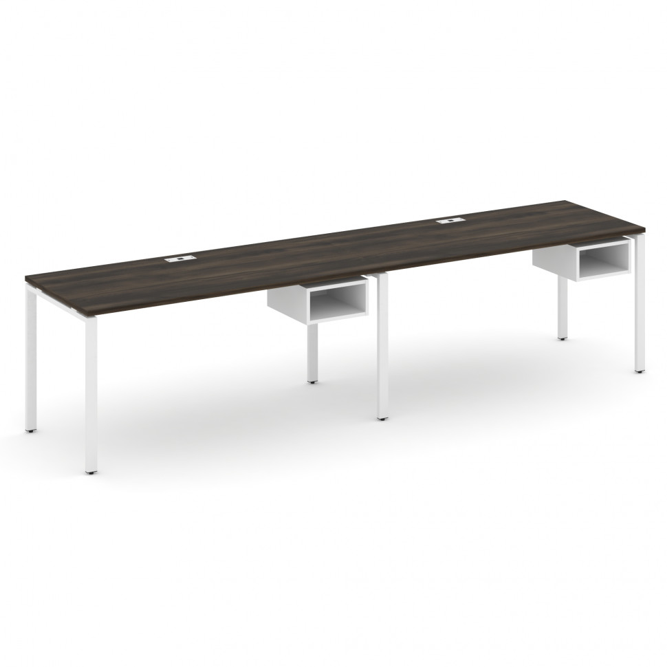 Concept Рабочая станция односторонняя с подвес. тумбами 2 места CN.ORS-104 Дуб Мали/Белый Бриллиант/