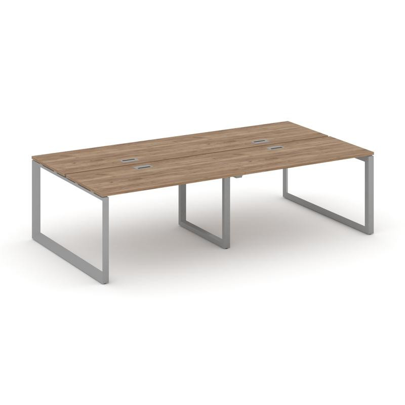 Style Project Рабочая станция двухсторонняя SN-59O.DRS-053 Дуб Табак/Металл Серый/Серебро Заглушка 2