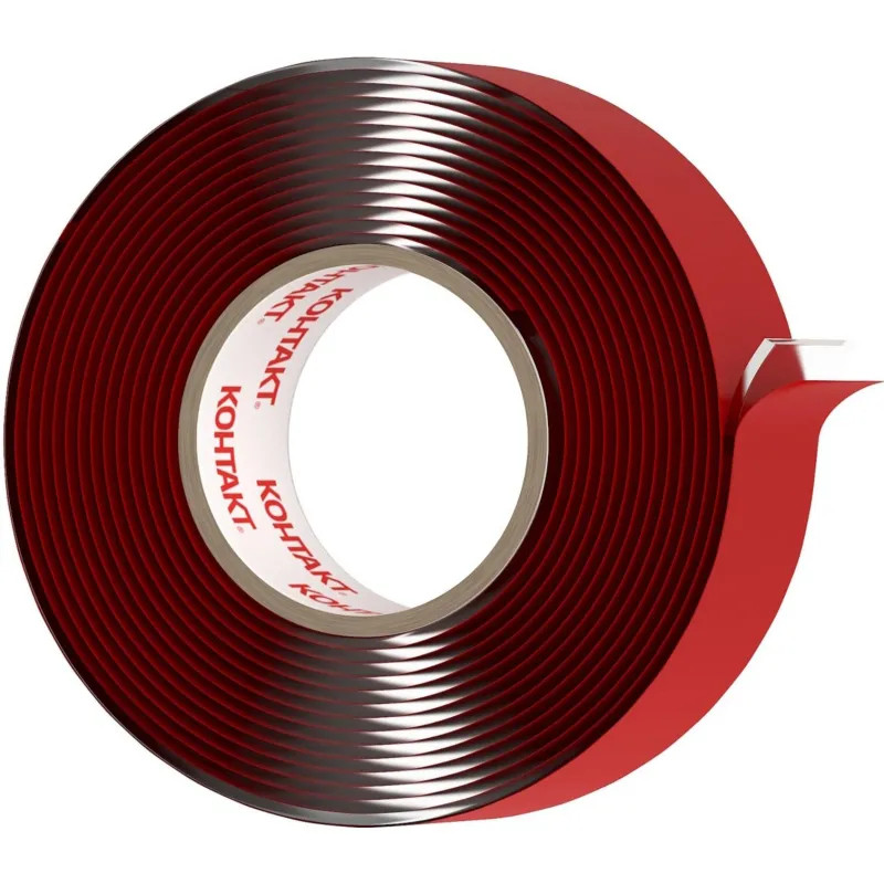 Клейкая лента двухсторонняя КОНТАКТ ДОМ 19ммх2м прозрачная (23712)